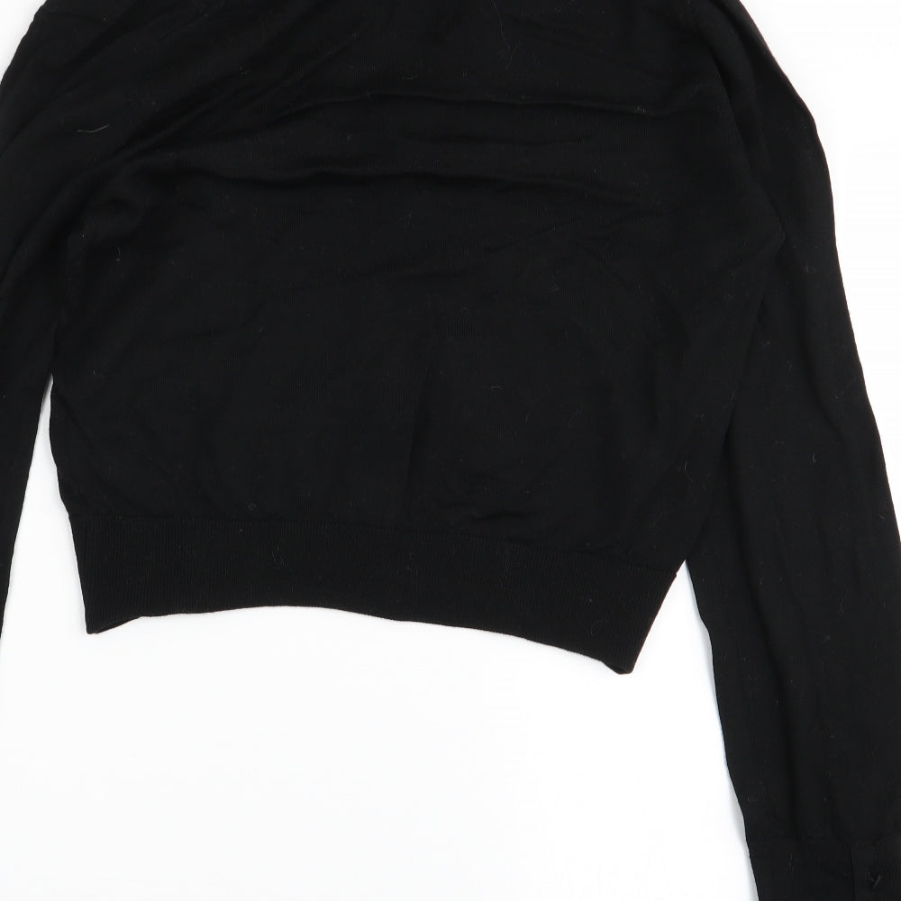 L.K. Bennett Womens Black   Cardigan Jumper Size L