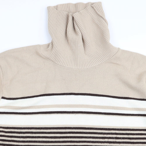 pure and natural Womens Multicoloured Striped  Pullover Jumper Size 10