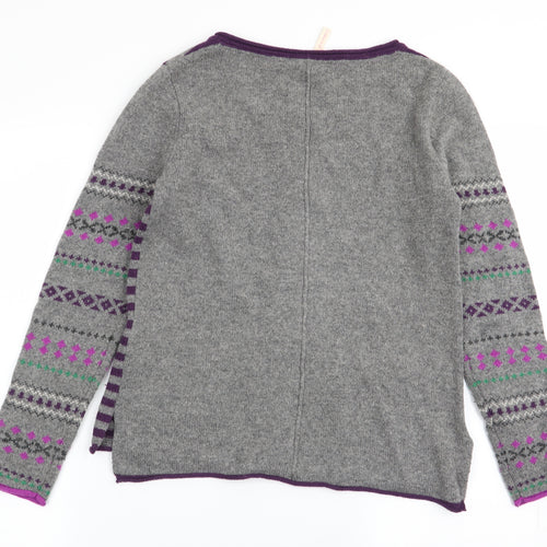 White Stuff Womens Multicoloured Striped  Cardigan Jumper Size 10