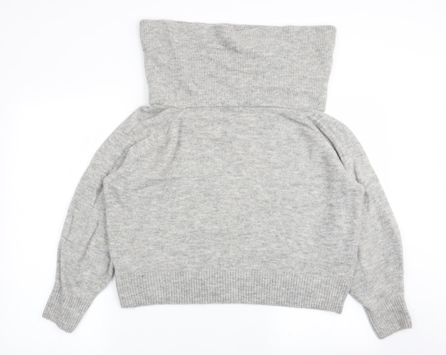 H&M Womens Grey   Pullover Jumper Size M