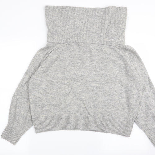 H&M Womens Grey   Pullover Jumper Size M