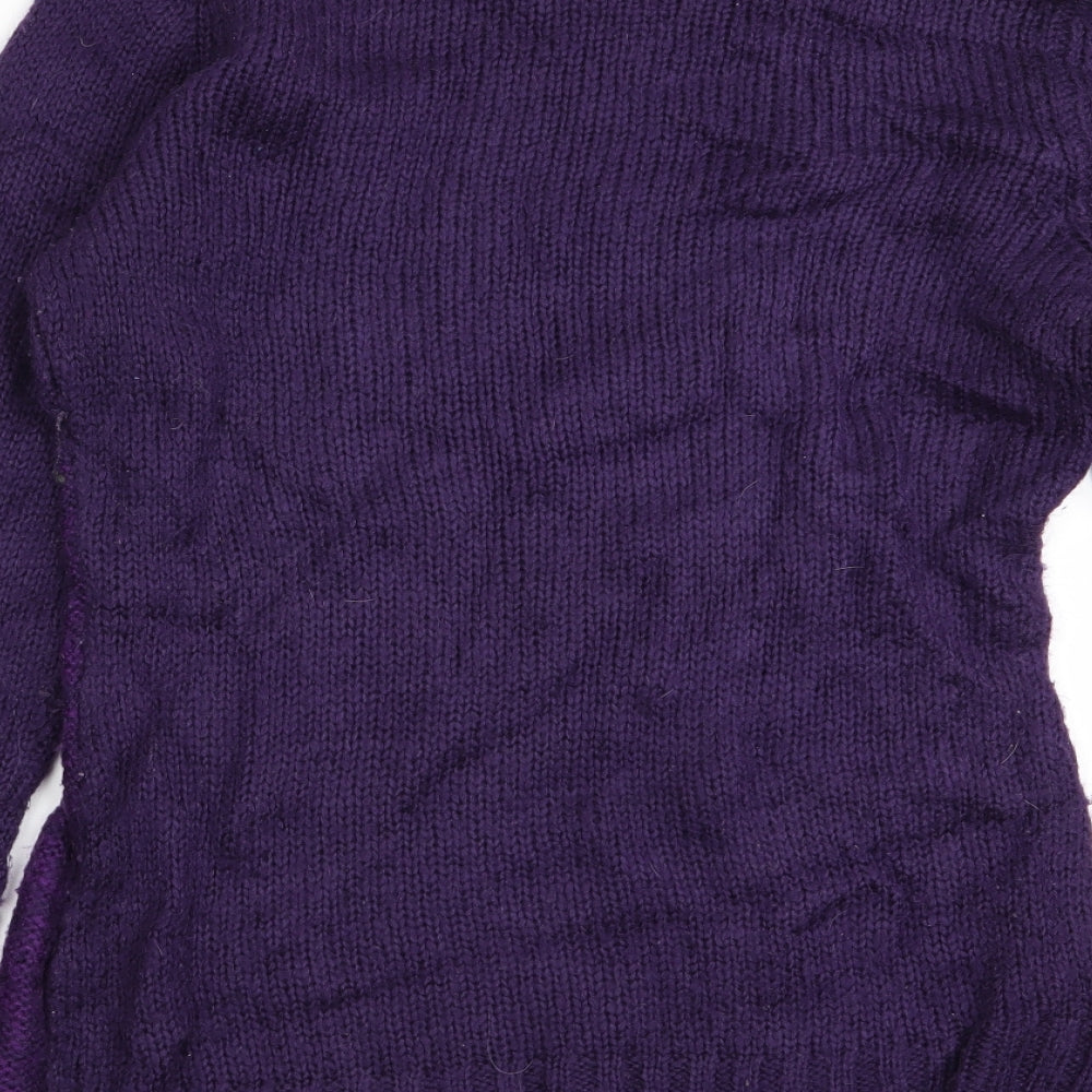 Klass Womens Purple   Pullover Jumper Size S