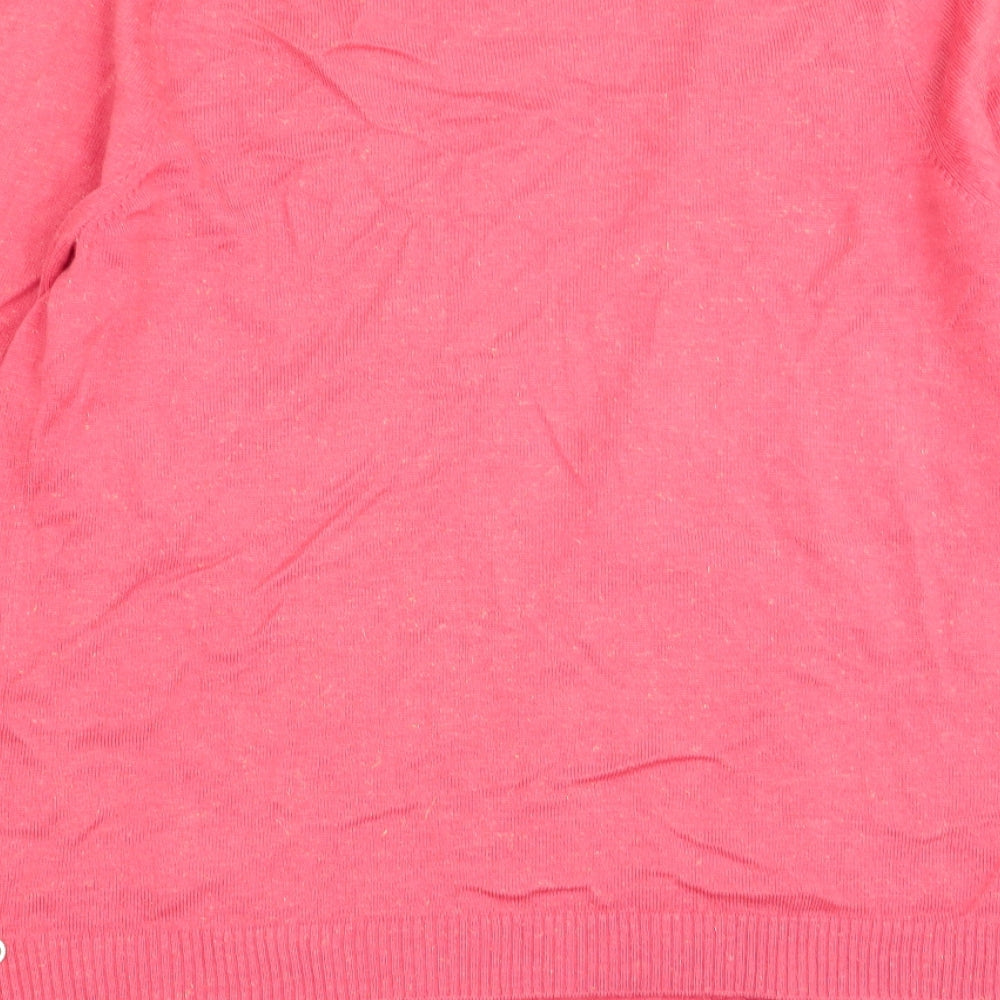 natural beauty basic Womens Red   Cardigan Jumper Size M
