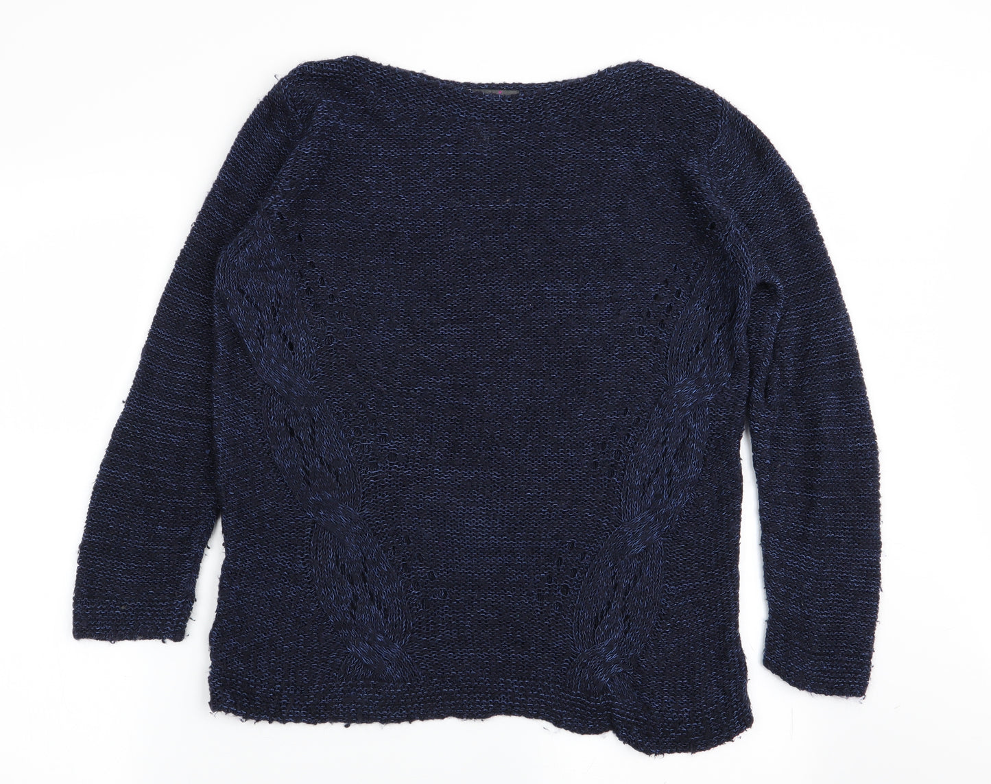 Per Una Womens Blue   Pullover Jumper Size 14