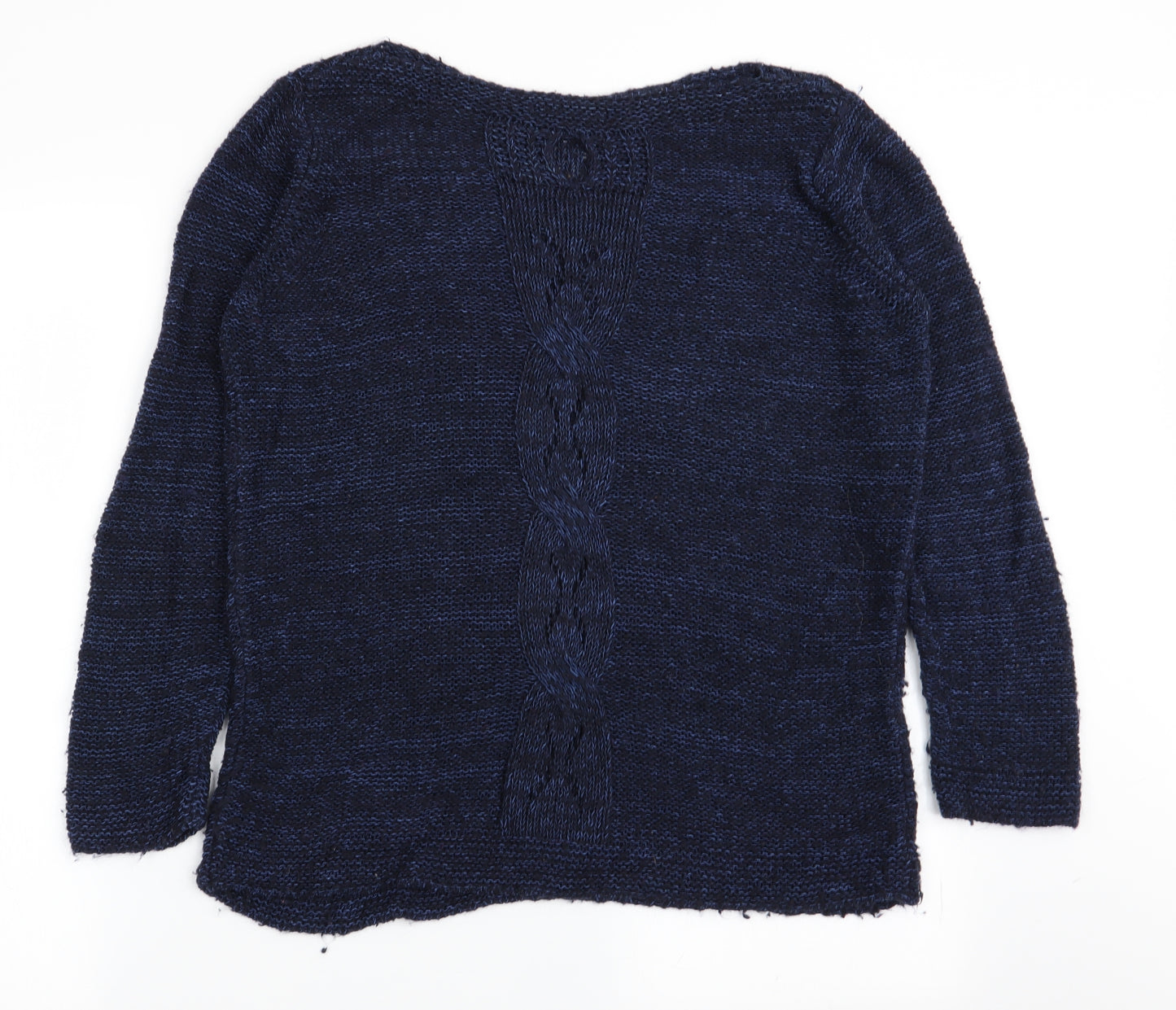 Per Una Womens Blue   Pullover Jumper Size 14