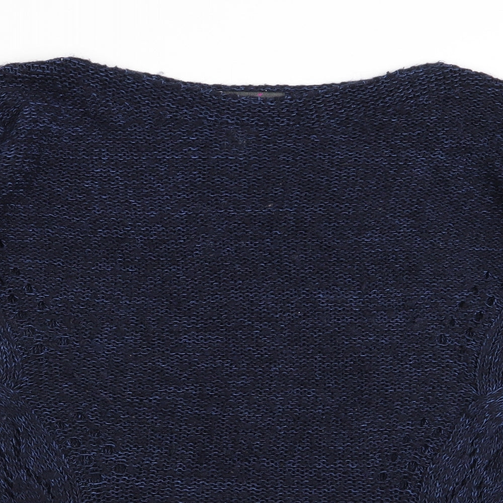 Per Una Womens Blue   Pullover Jumper Size 14