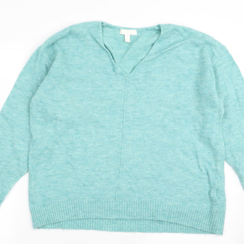 H&M Womens Blue   Pullover Jumper Size M