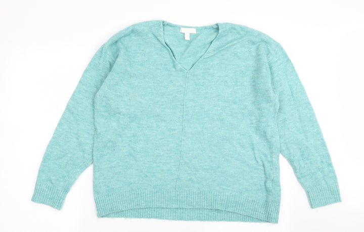 H&M Womens Blue   Pullover Jumper Size M