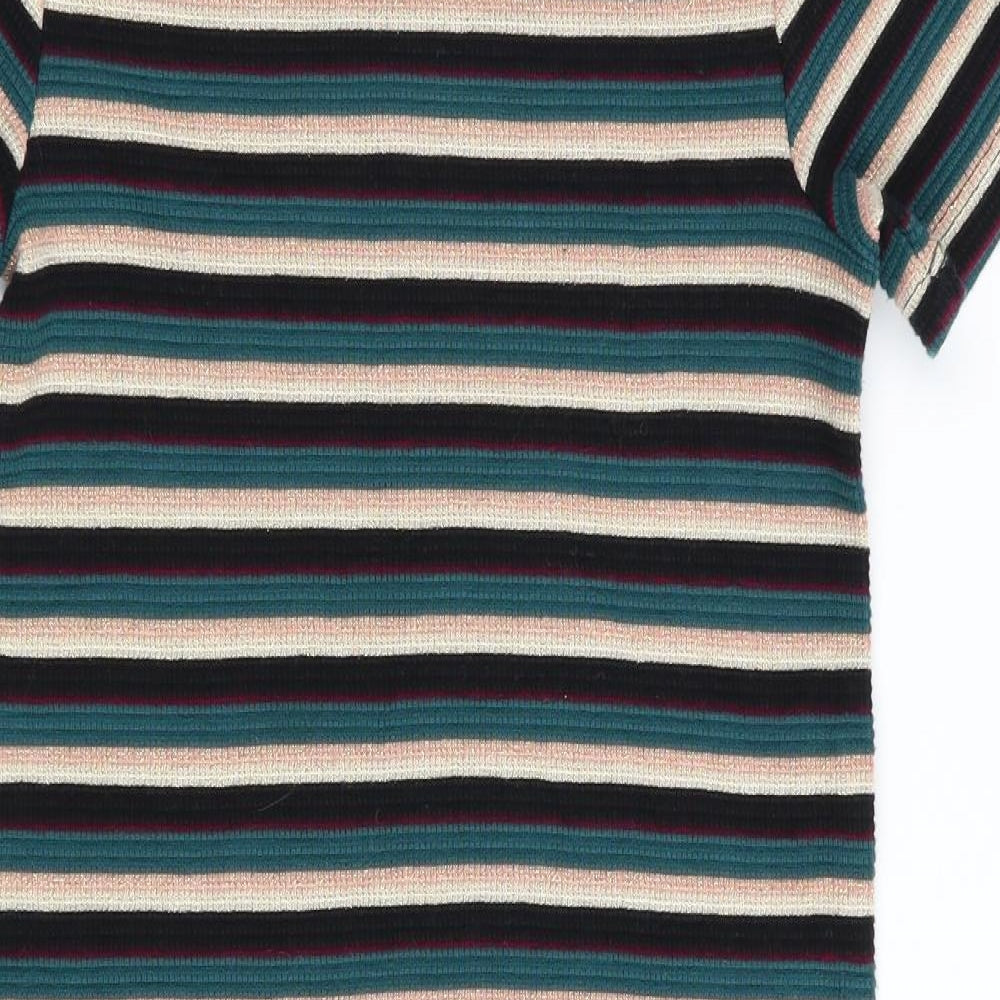 NEXT Girls Multicoloured Striped  Fit & Flare  Size 8 Years