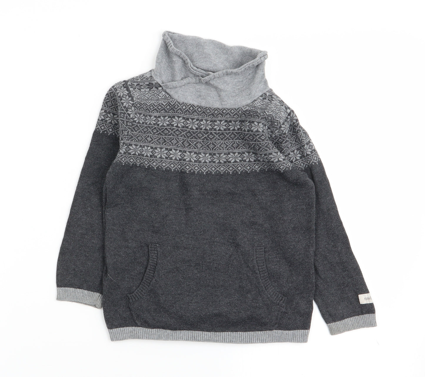newbie Boys Multicoloured Geometric  Pullover Jumper Size 2 Years