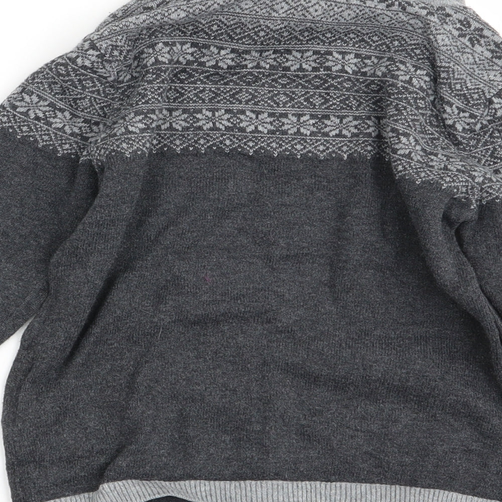newbie Boys Multicoloured Geometric  Pullover Jumper Size 2 Years