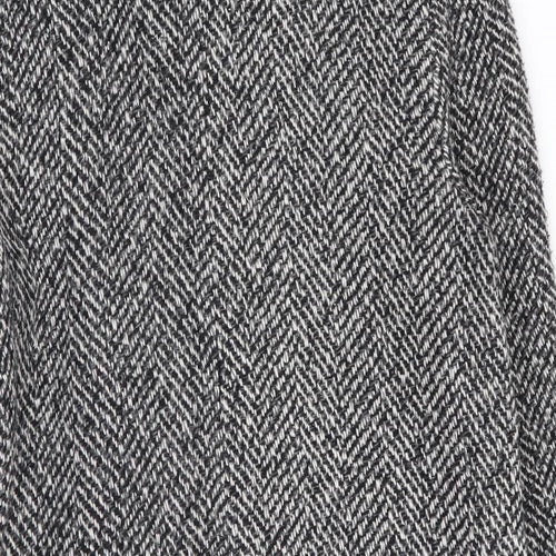 Preworn Womens Multicoloured Geometric  Overcoat Coat Size 10