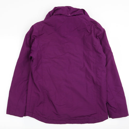 Maine Womens Purple   Jacket Coat Size 10