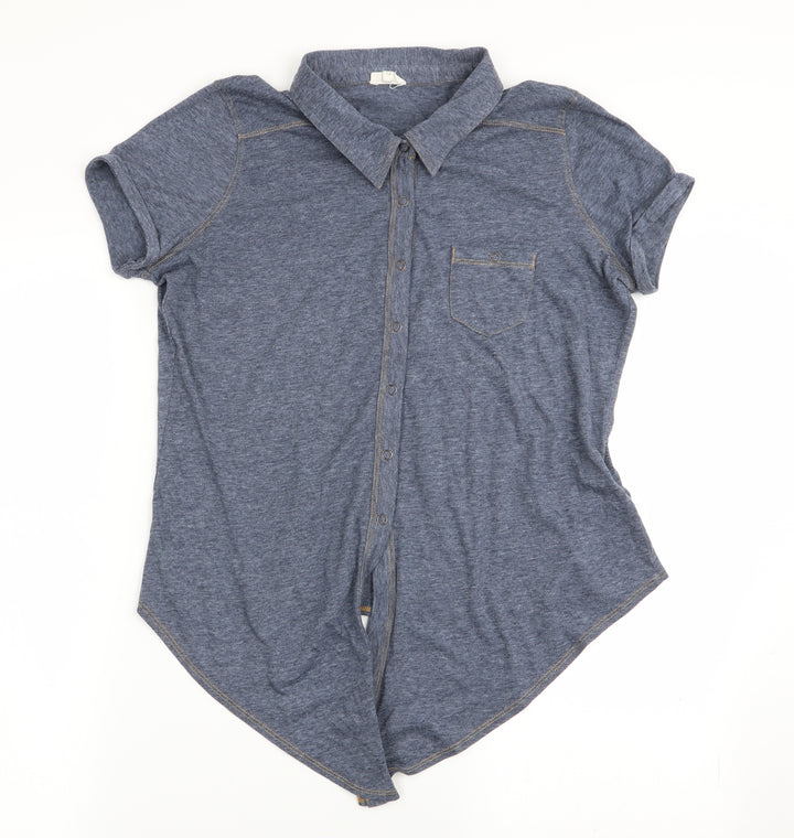 New Look Womens Grey   Basic Polo Size 12