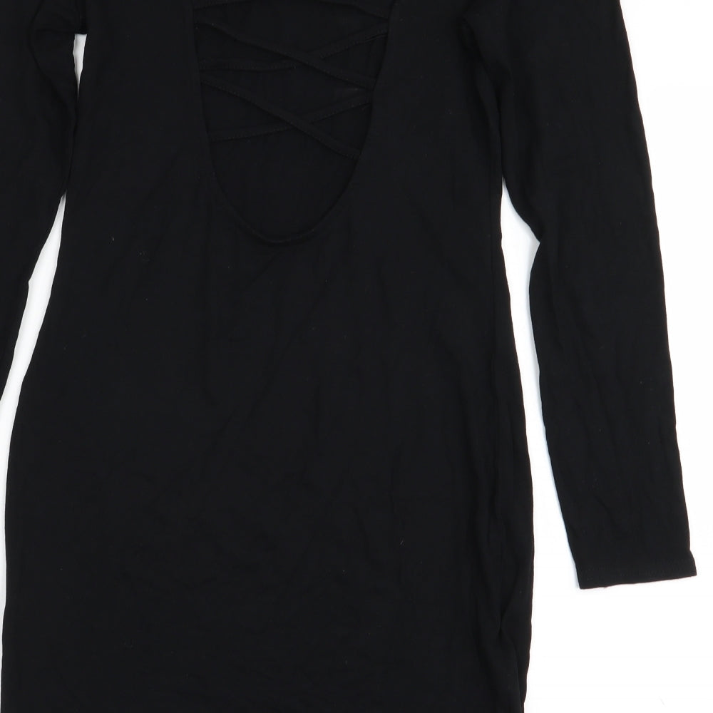 Missguided Womens Black   Pencil Dress  Size 8