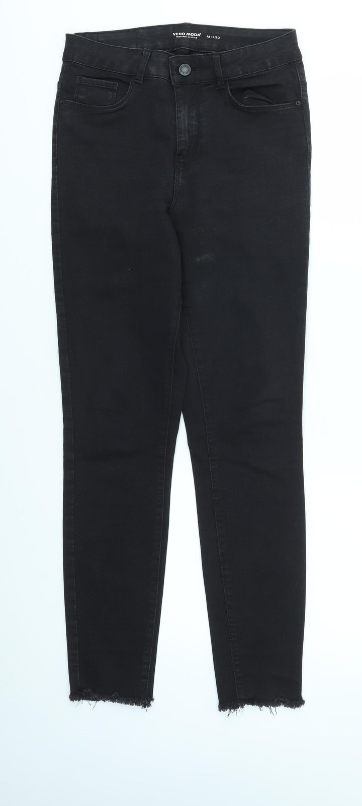 VERO MODA Womens Black Skinny Jeans Size M L28 in