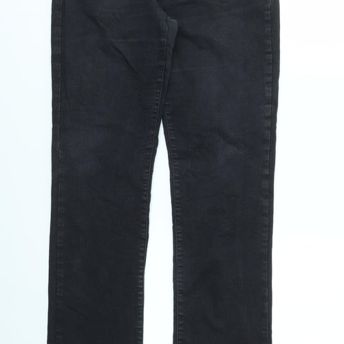 MANOR  Womens Black   Straight Jeans Size 10 L29 in