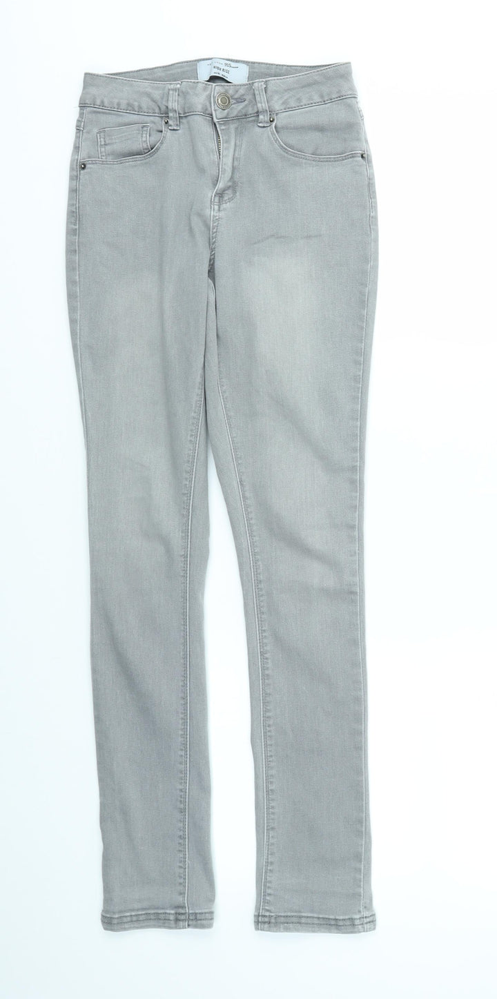 New Look Girls Grey   Skinny Jeans Size 14 Years