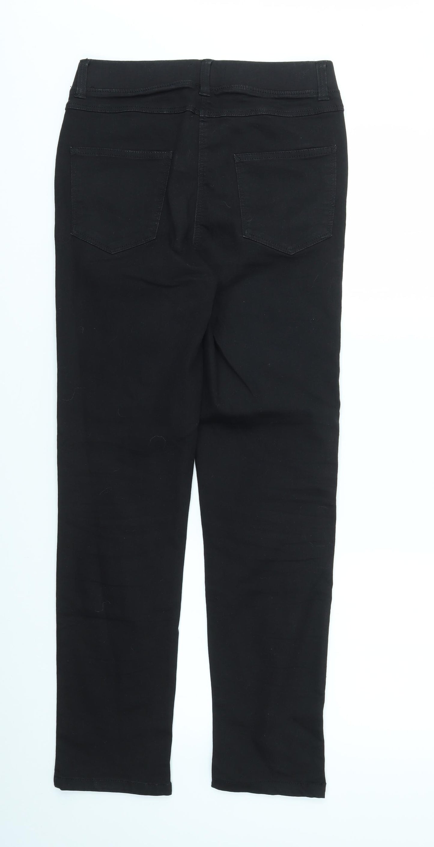 Preworn Womens Black   Skinny Jeans Size 10 L30 in - stretch waistband