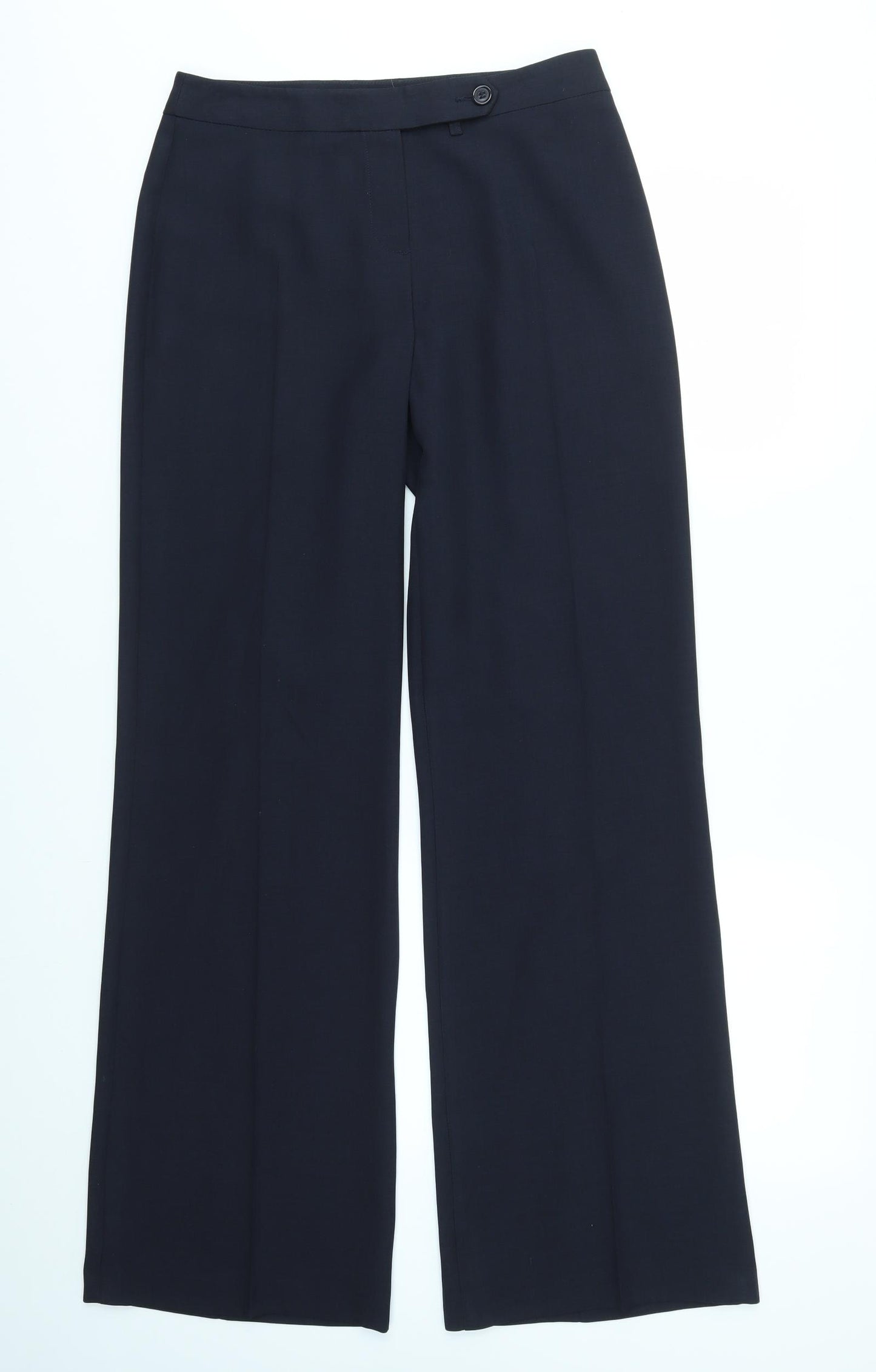 M&S Womens Blue   Trousers  Size 10 L32 in