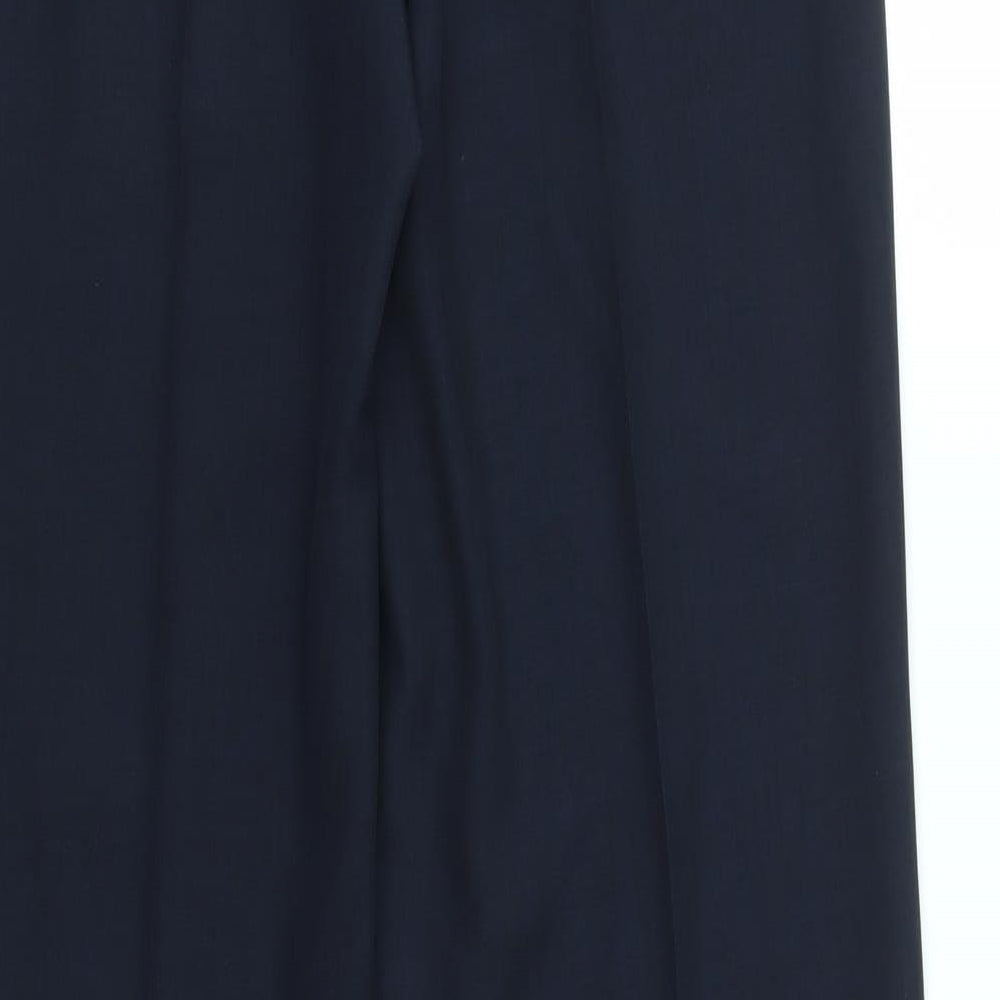 M&S Womens Blue   Trousers  Size 10 L32 in