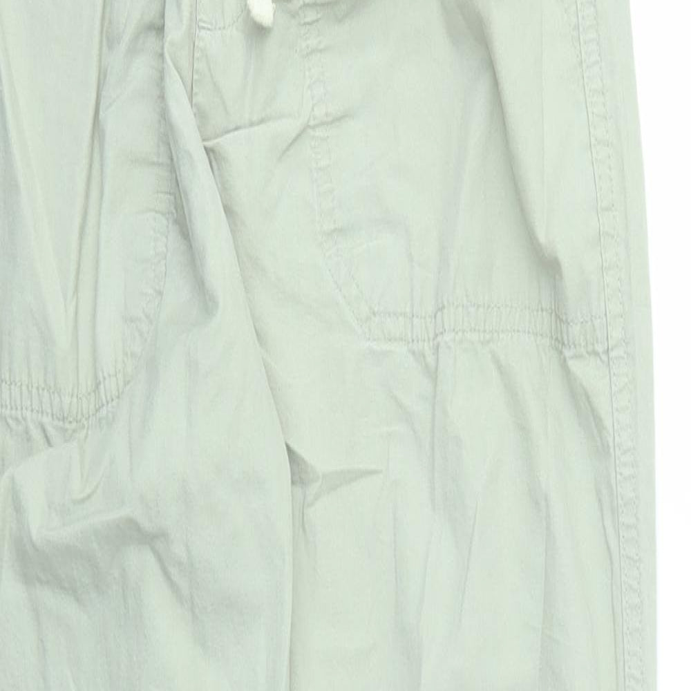 M&S Womens Grey   Paperbag Shorts Size 30 - stretch waistband
