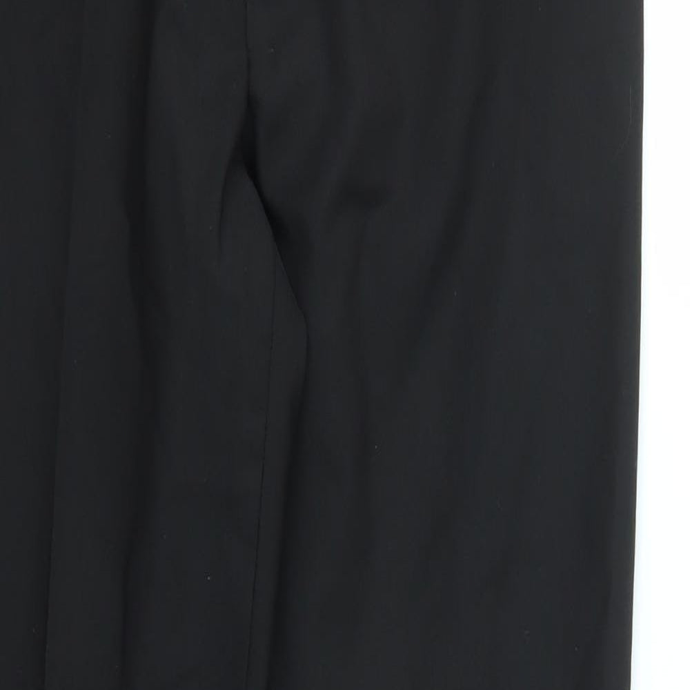 H&M Womens Black   Trousers  Size 6 L29 in