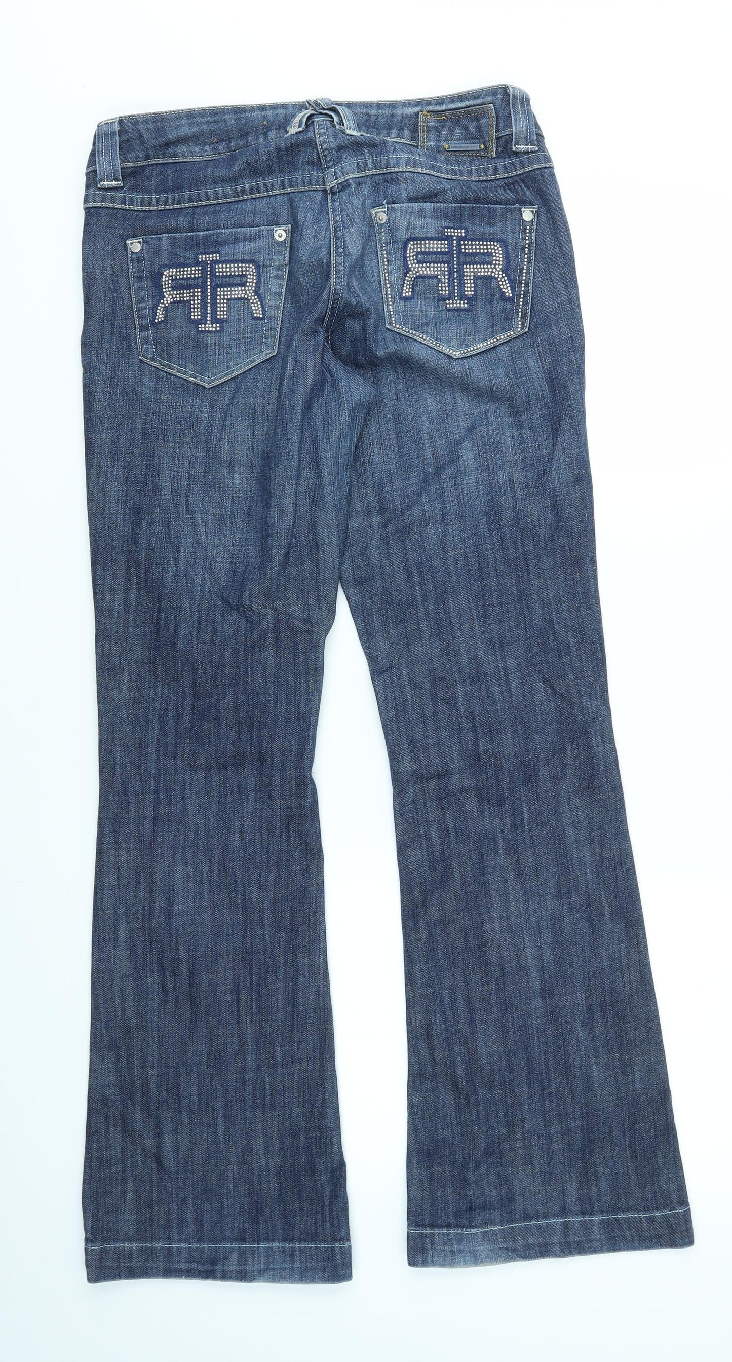River Island Womens Blue   Straight Jeans Size 12 L31 in