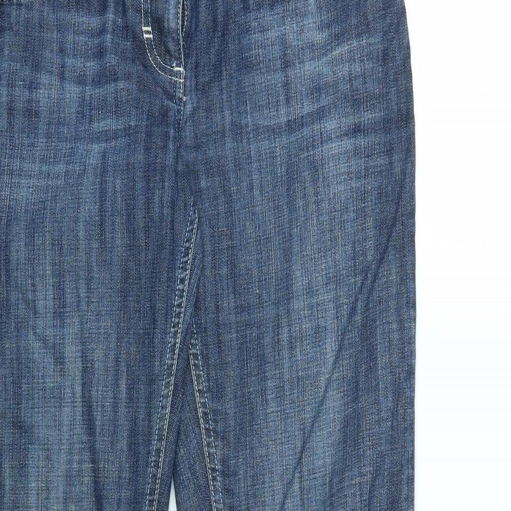 River Island Womens Blue   Straight Jeans Size 12 L31 in