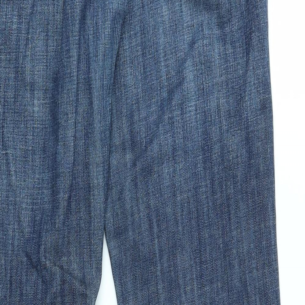 River Island Womens Blue   Straight Jeans Size 12 L31 in