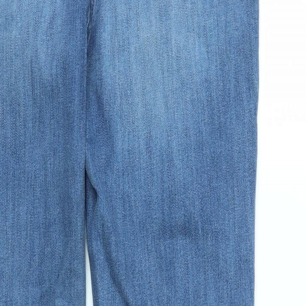 NEXT Womens Blue   Straight Jeans Size 16 L31 in