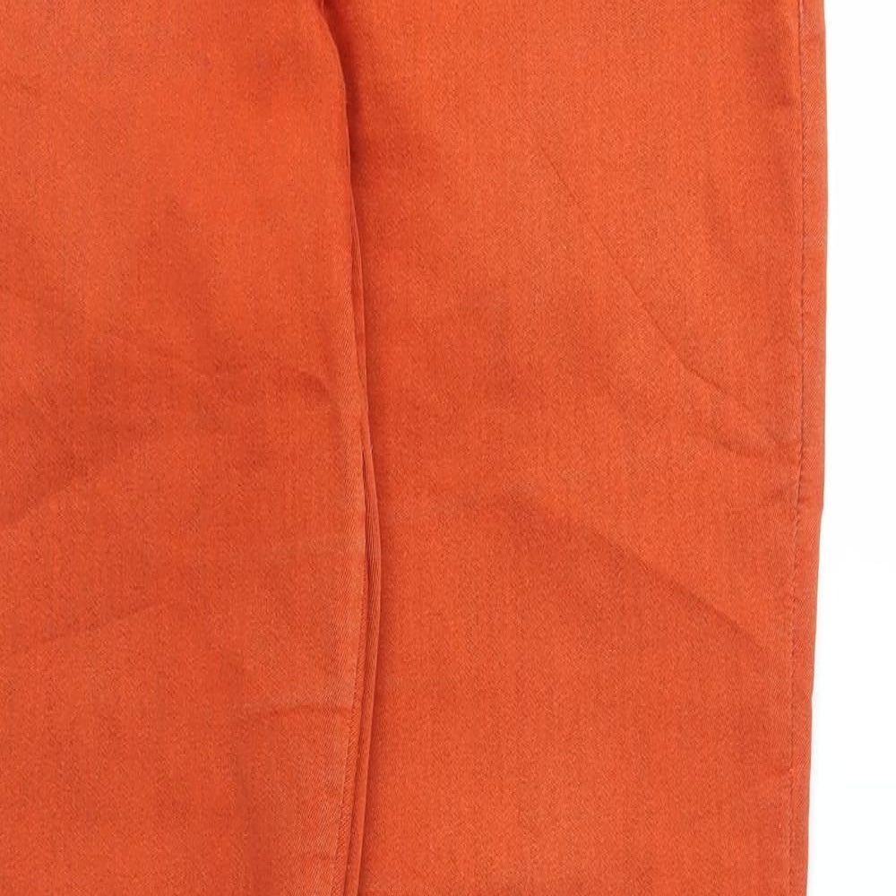 Monsoon Womens Orange   Straight Jeans Size 12 L30 in