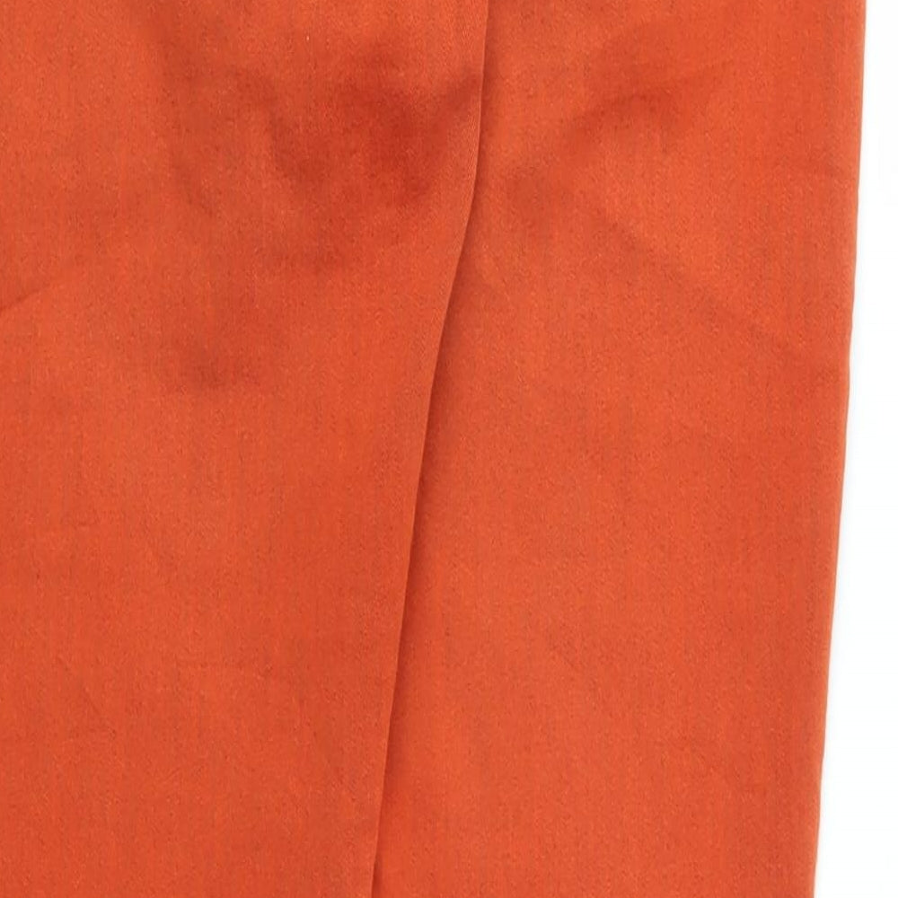 Monsoon Womens Orange   Straight Jeans Size 12 L30 in