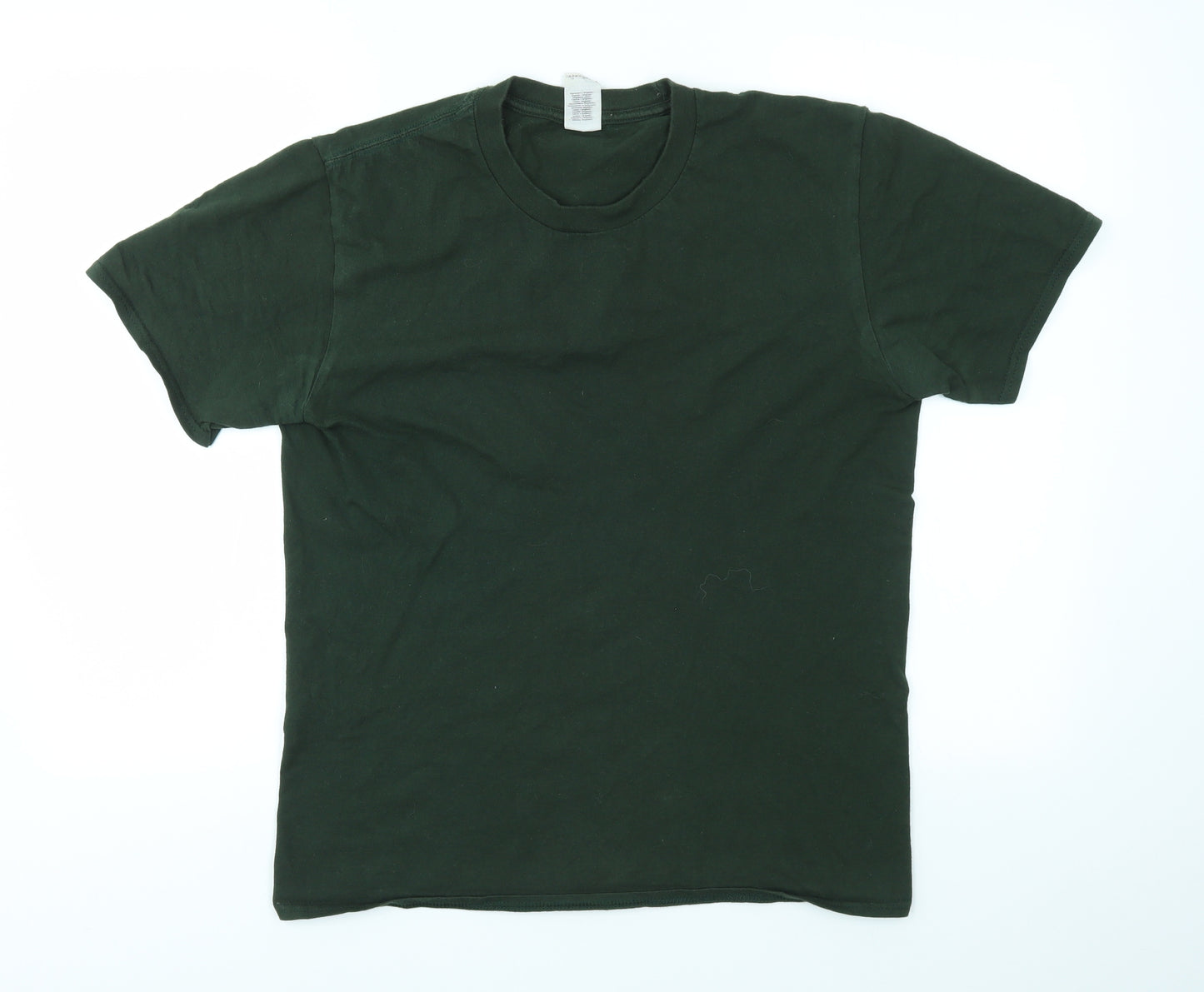 Gildan Mens Green    T-Shirt Size M