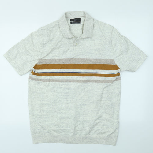 NEXT Mens Ivory    T-Shirt Size L