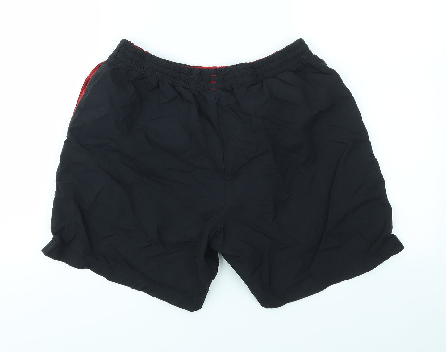 Russell Mens Black   Sweat Shorts Size M - stretch waistband