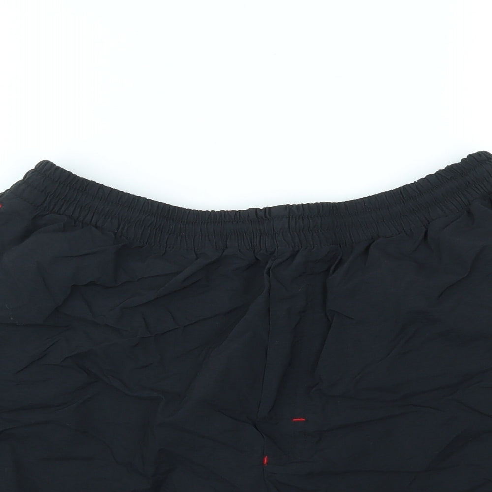 Russell Mens Black   Sweat Shorts Size M - stretch waistband