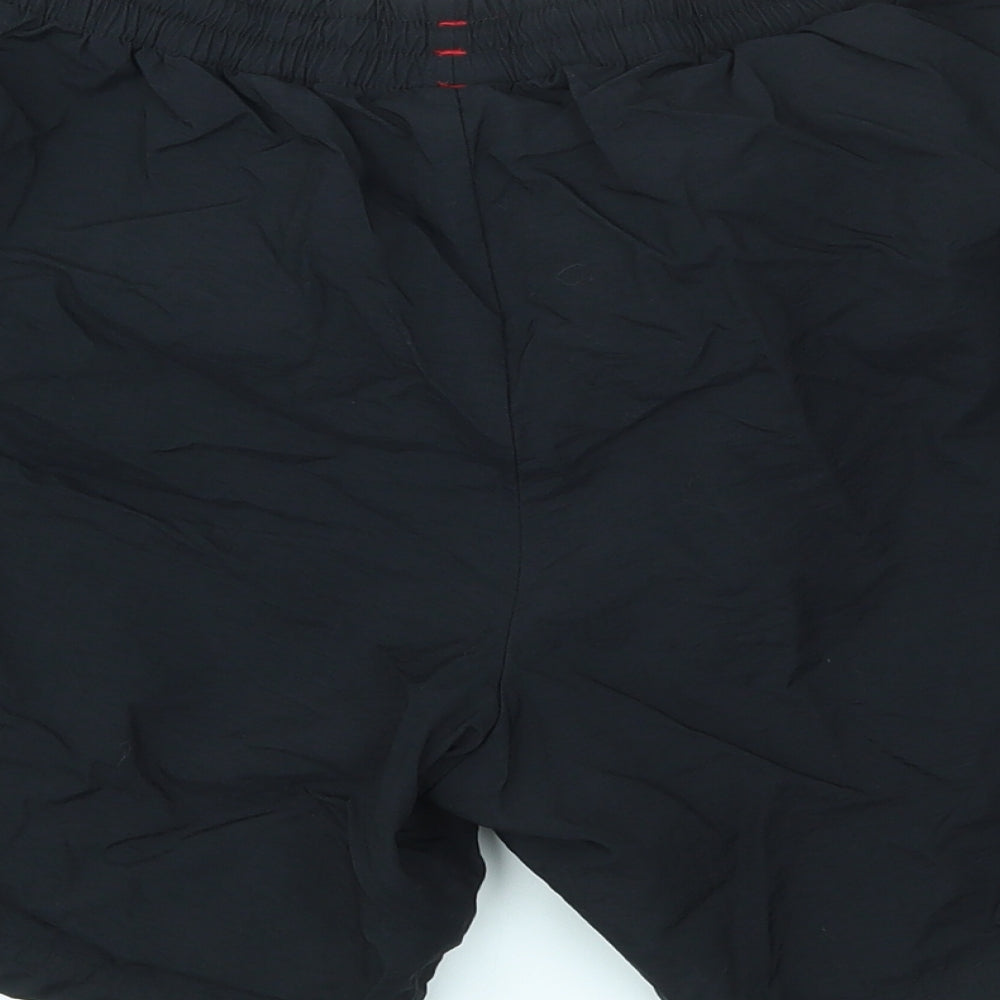 Russell Mens Black   Sweat Shorts Size M - stretch waistband