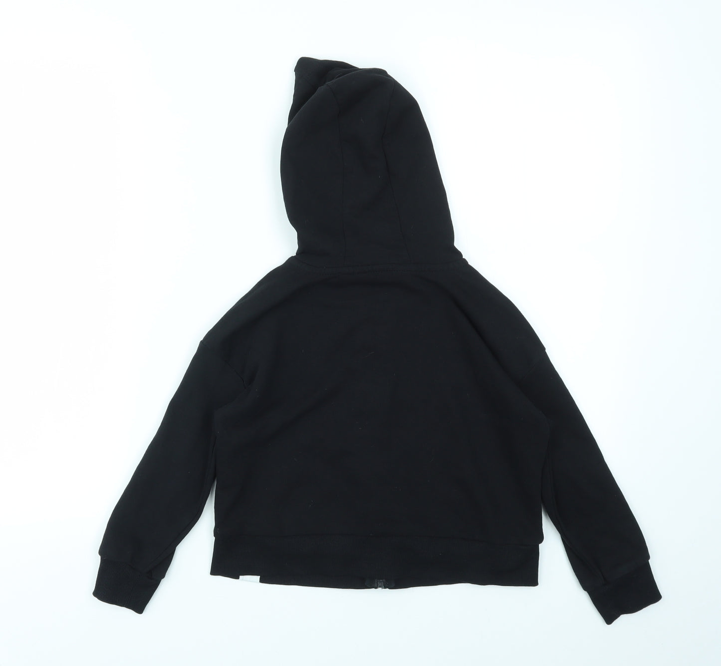 George Boys Black   Full Zip Jumper Size 6-7 Years