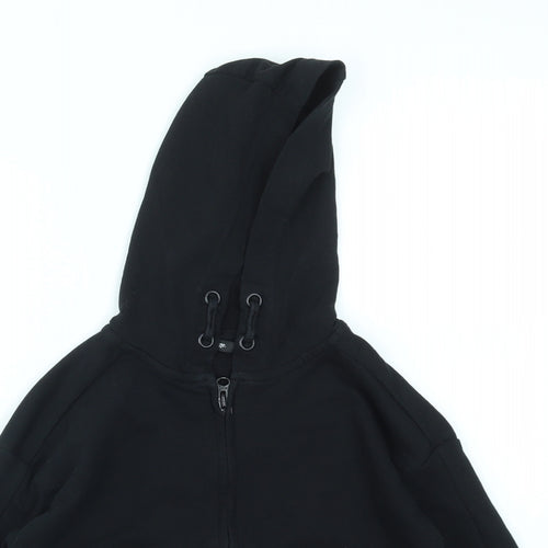 George Boys Black   Full Zip Jumper Size 6-7 Years