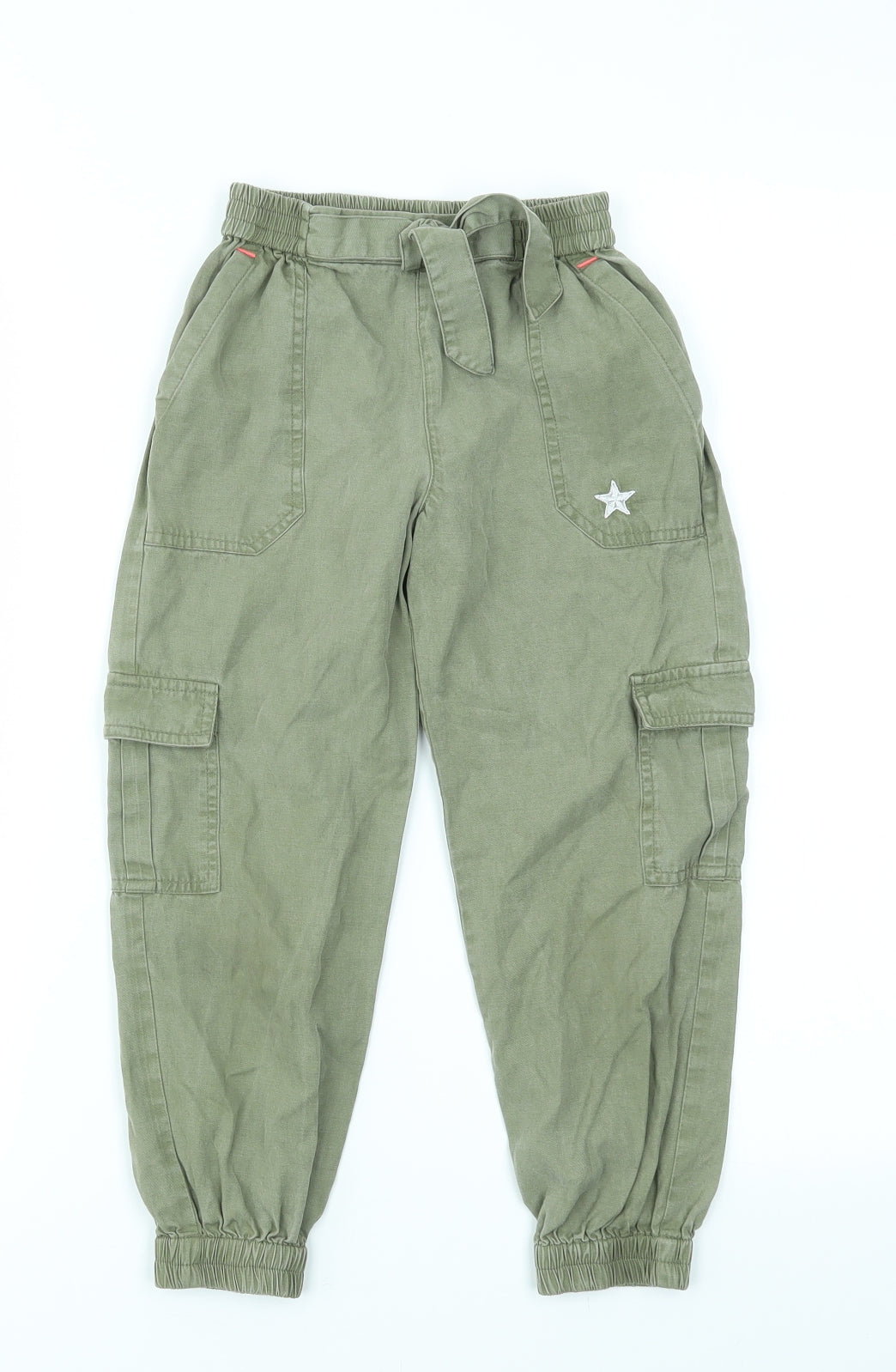 mintie Girls Green   Jogger Trousers Size 5-6 Years