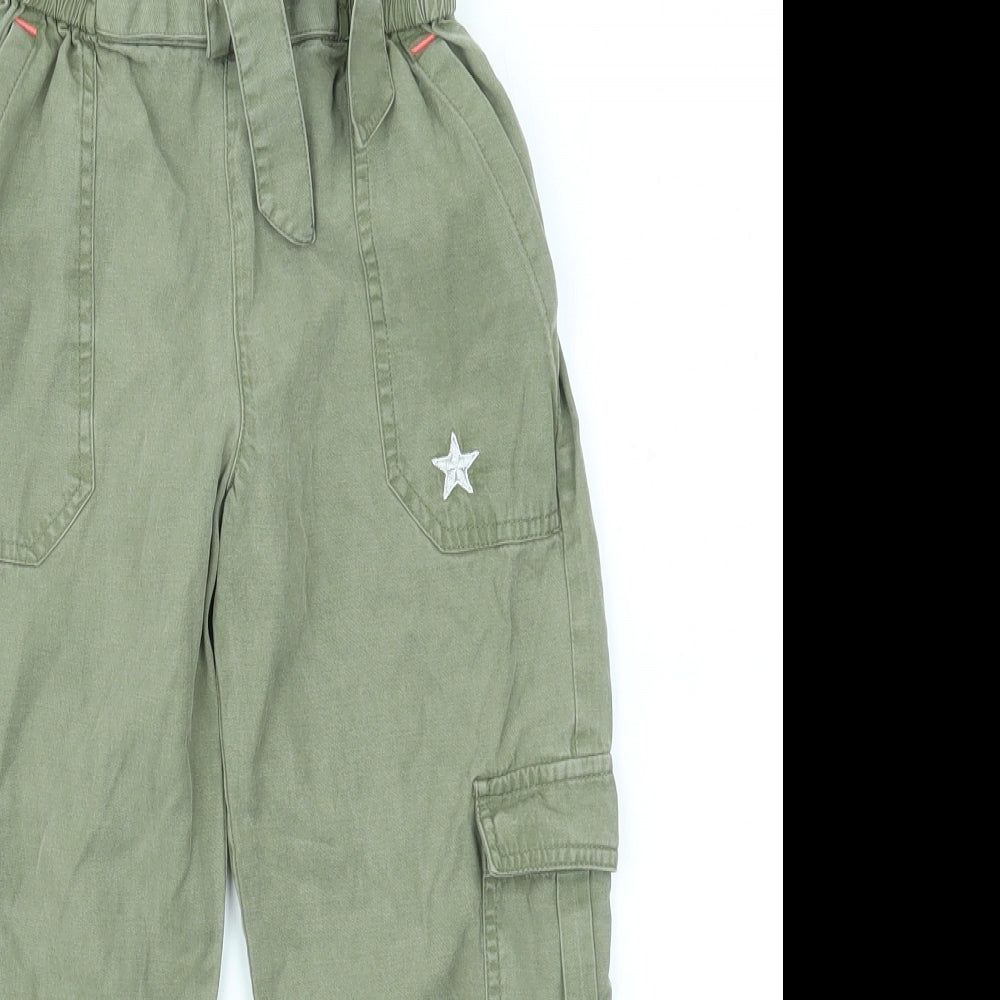 mintie Girls Green   Jogger Trousers Size 5-6 Years