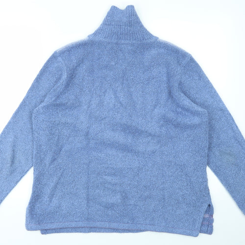 ANN MCARTNEY Womens Blue   Pullover Jumper Size XL