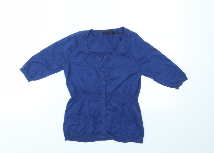 Country Road Womens Blue Cardigan Jumper Size XS