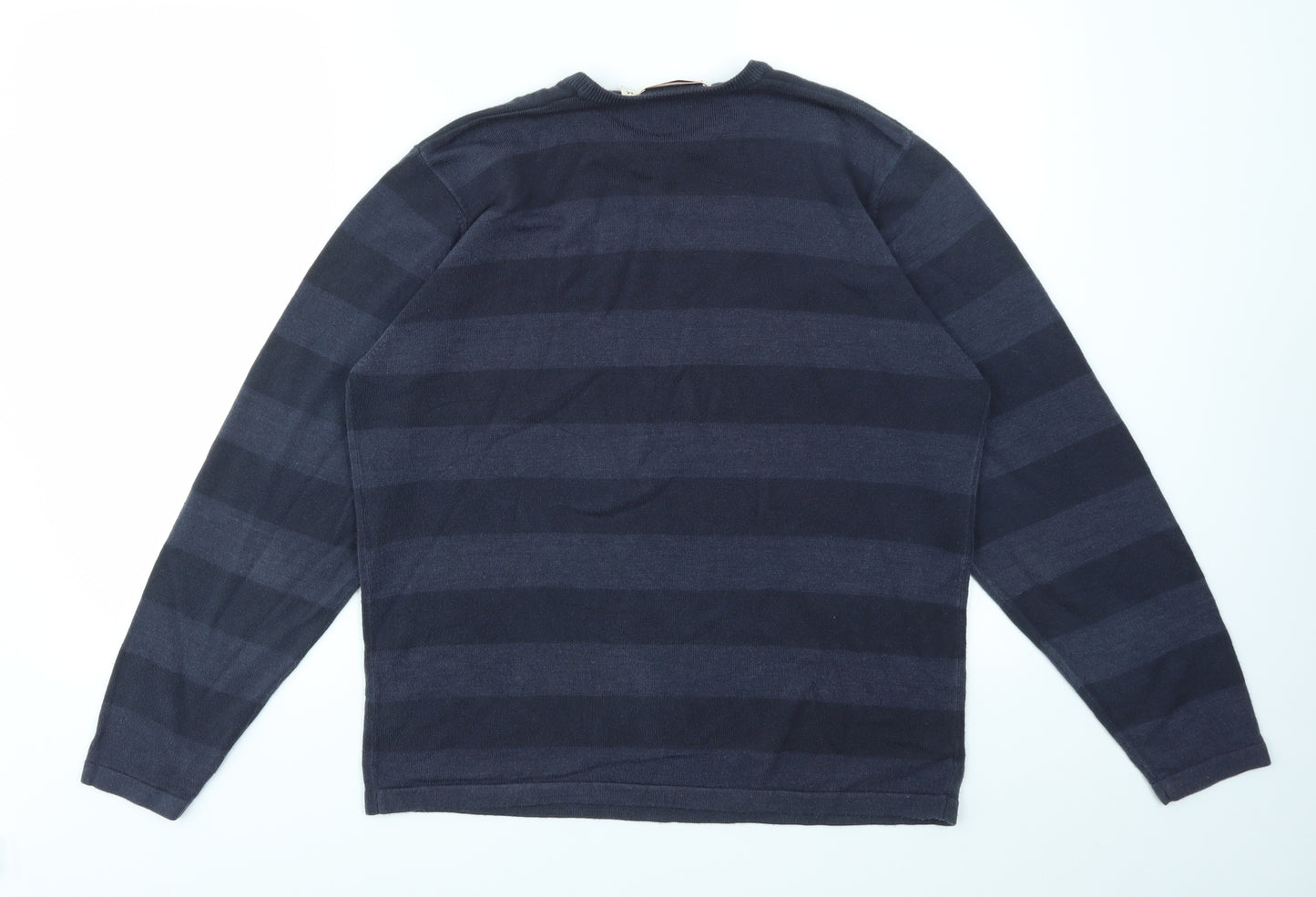 EWM Mens Blue   Pullover Sweatshirt Size M