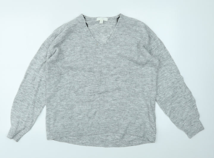 H&M Womens Grey Pullover Jumper Size S