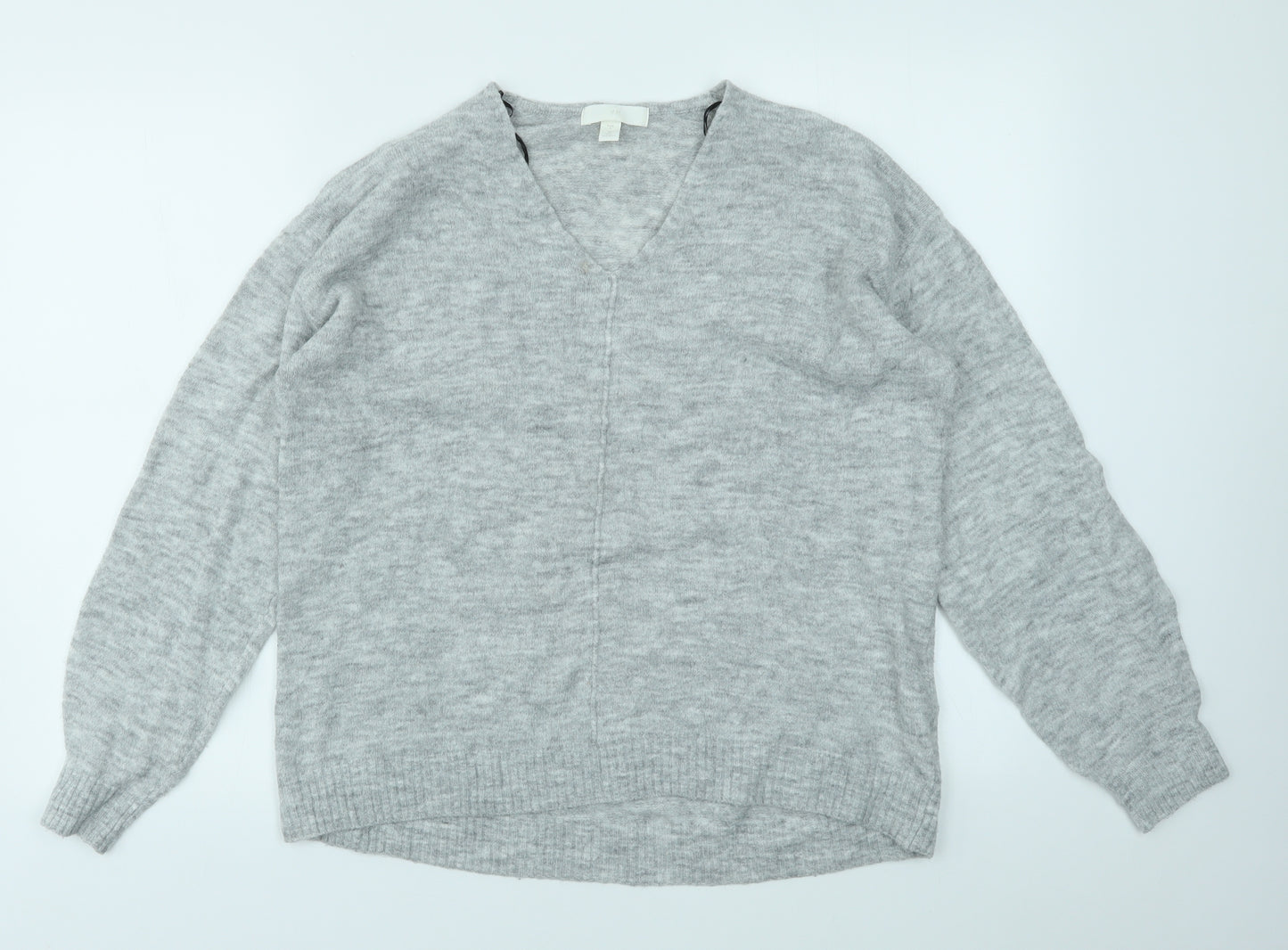 H&M Womens Grey   Pullover Jumper Size S
