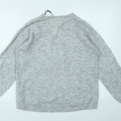 H&M Womens Grey   Pullover Jumper Size S