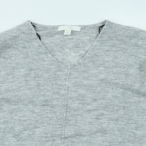 H&M Womens Grey   Pullover Jumper Size S