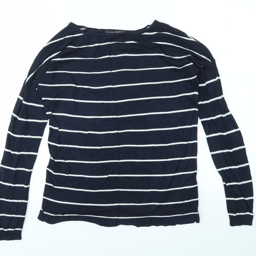 Primark Womens Multicoloured Striped  Pullover Jumper Size 10